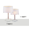 White Fabric Lampshade PVC and Metal Desk Lights (969T2)